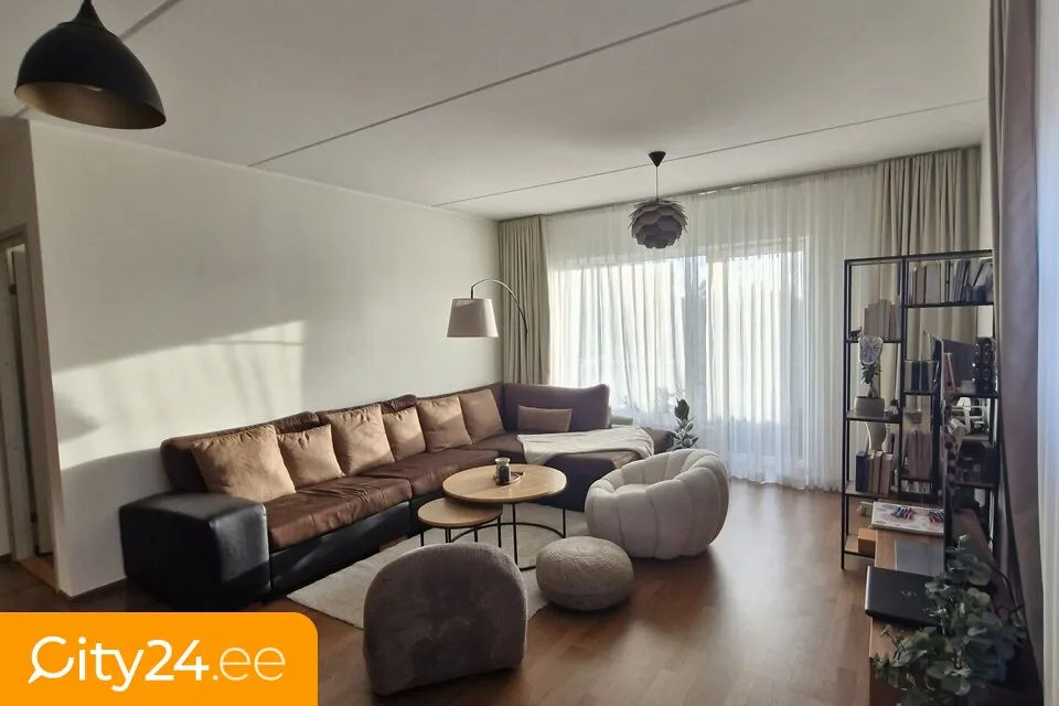 Séjour - Newly Decorated Flat with Balcony in Mustamäe
