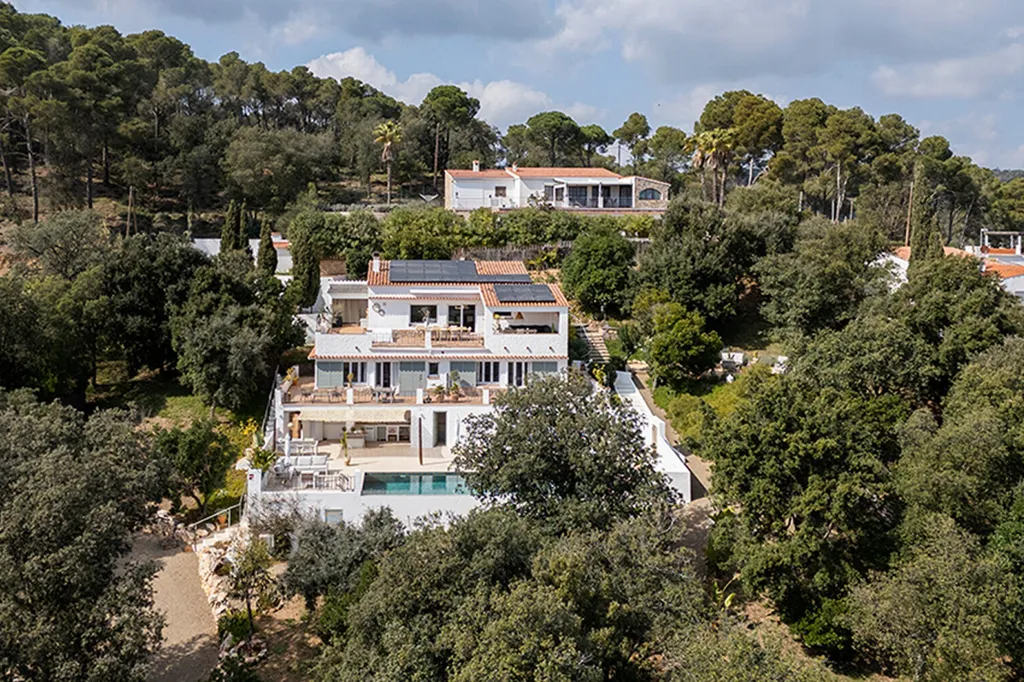 Vue aérienne - Renovated Villa with Sea View in Vall-Llobrega