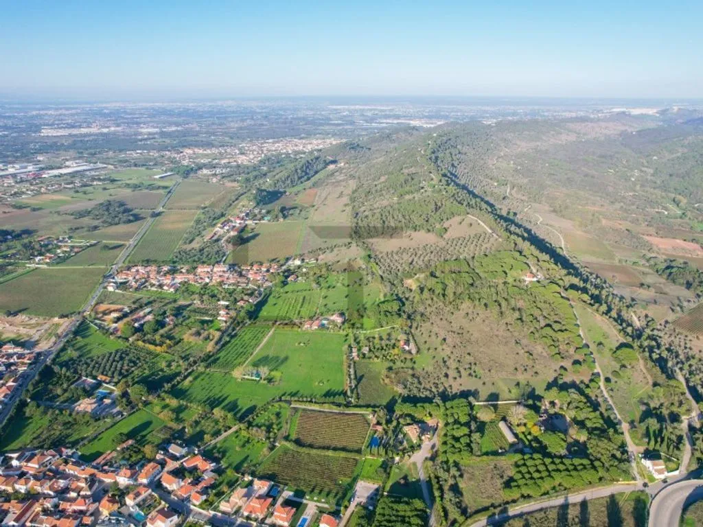 Vue aérienne - Farm with Pool and Vineyard in Azeitao