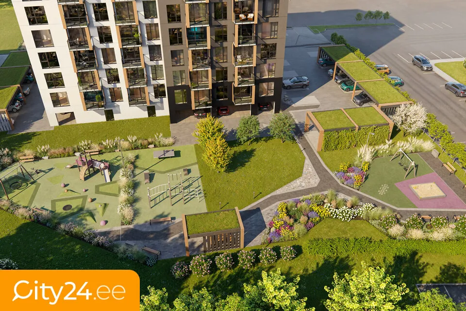 Vue aérienne - Modern Apartments with 360° Views in Riga