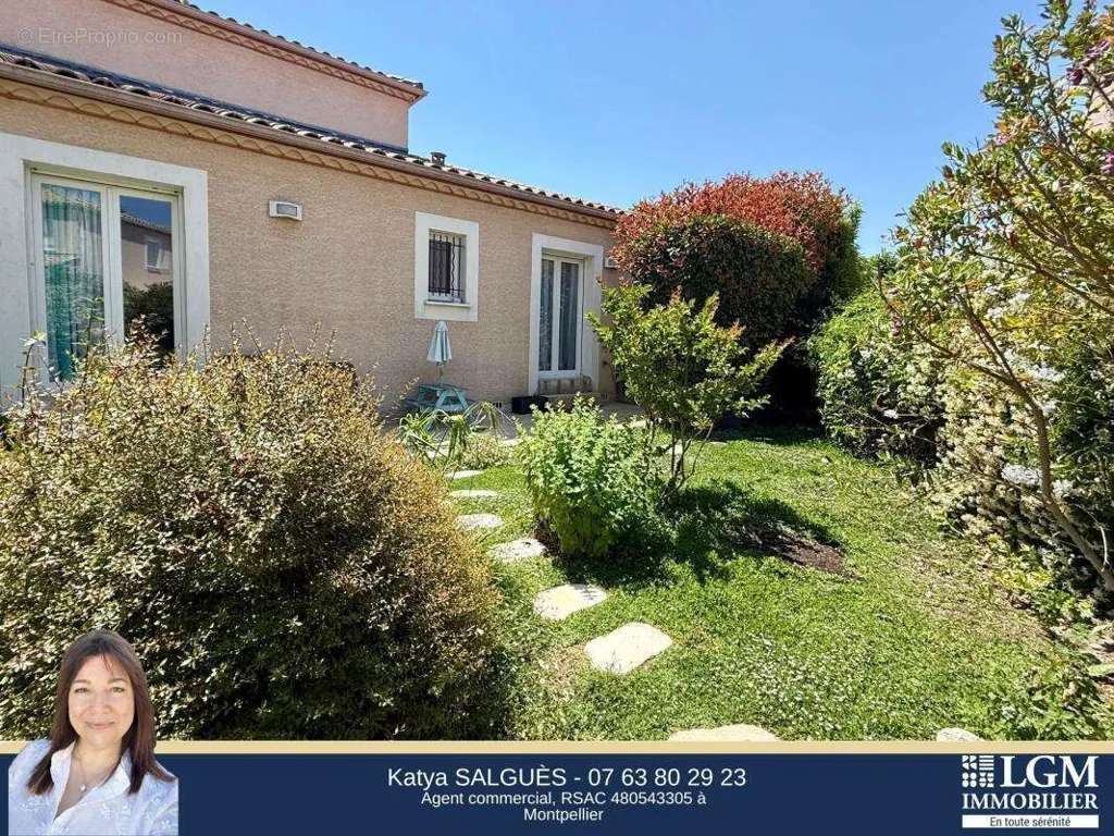Jardin - Villa 4 Chambres avec Jardin à Baillargues