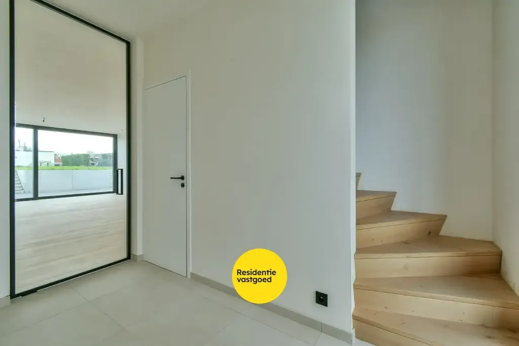 Entrée - Maison neuve avec vue campagne à Kortemark