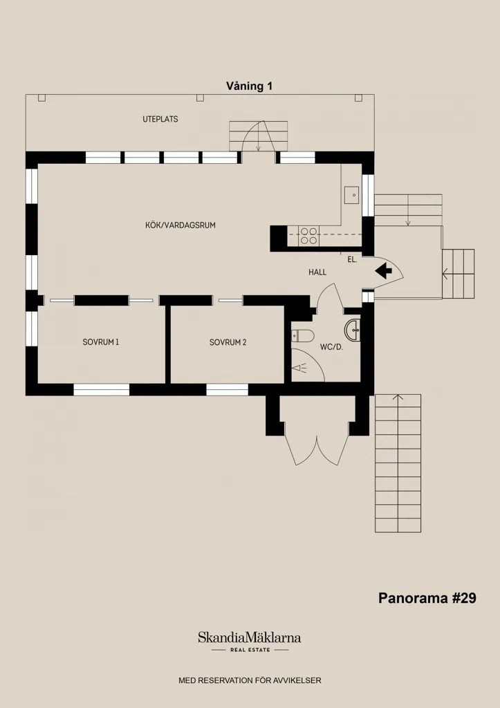 Plan - Apartment with Ski Access in Kungsberget