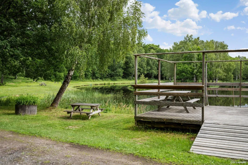 Garden - Holiday Cottage with Lake View in Skåne