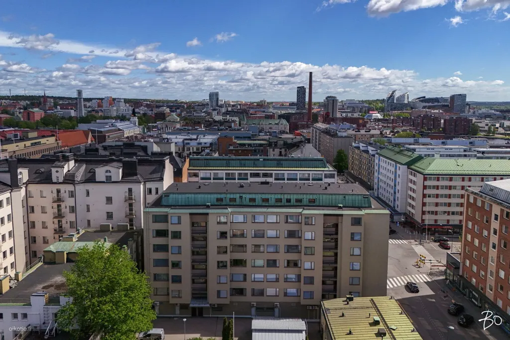 Vue aérienne - City Centre Apartment with Sauna in Tampere