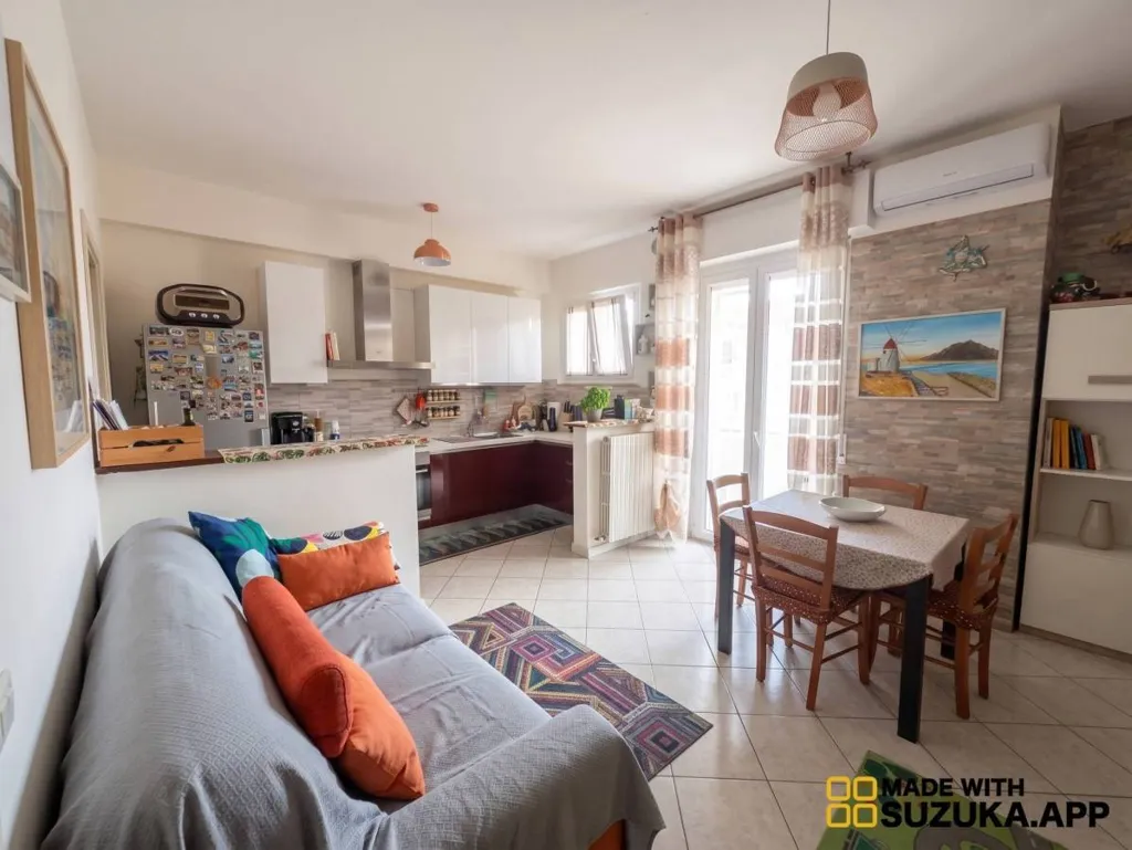 Séjour - Apartment with Balcony in Pesaro