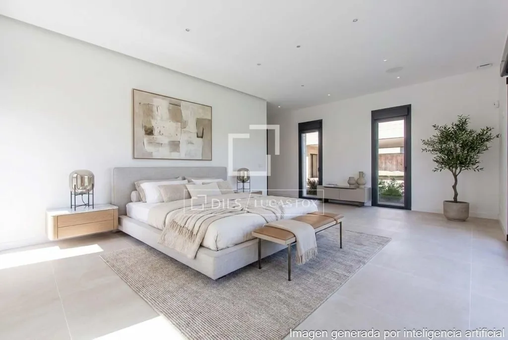Bedrooms - Chalet with Pool in Las Lomas, Boadilla del Monte