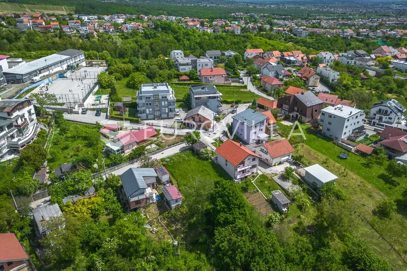 Aerial - Building Land with Green Zone in Remete, Zagreb