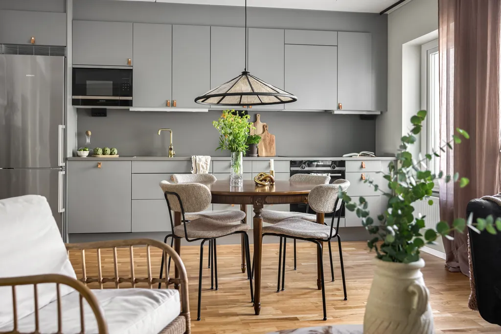 Söögituba - Modern Apartment with Balcony in Central Hisingen