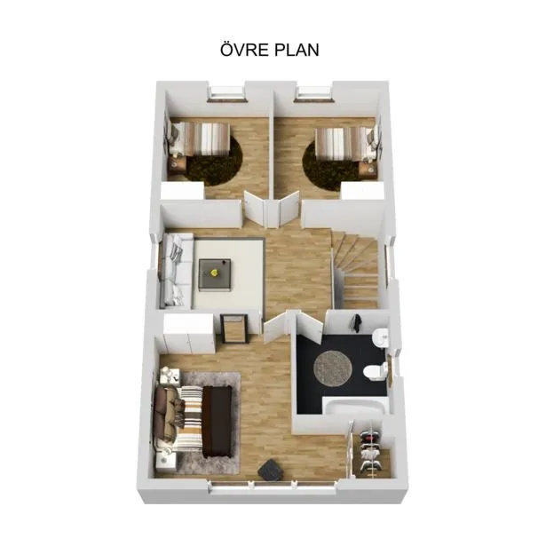 Floor Plan - Two-Storey Villa with Garden in Ullstorp