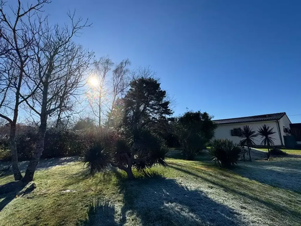 Jardin - Maison d'Architecte avec Piscine à Salleboeuf