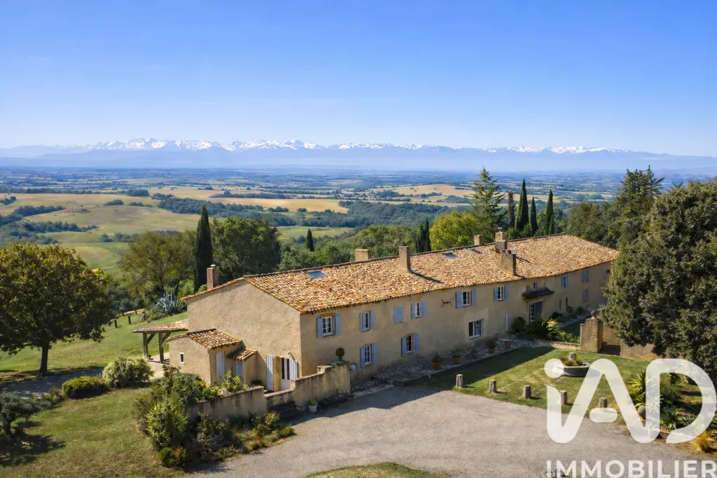 Õhuvaade - 18th Century Estate with Panoramic Views in Aude