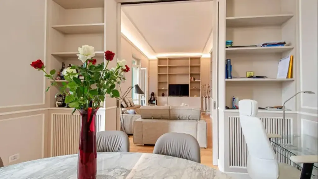 Dining Room - Luxury Flat with Sea View in Bordighera