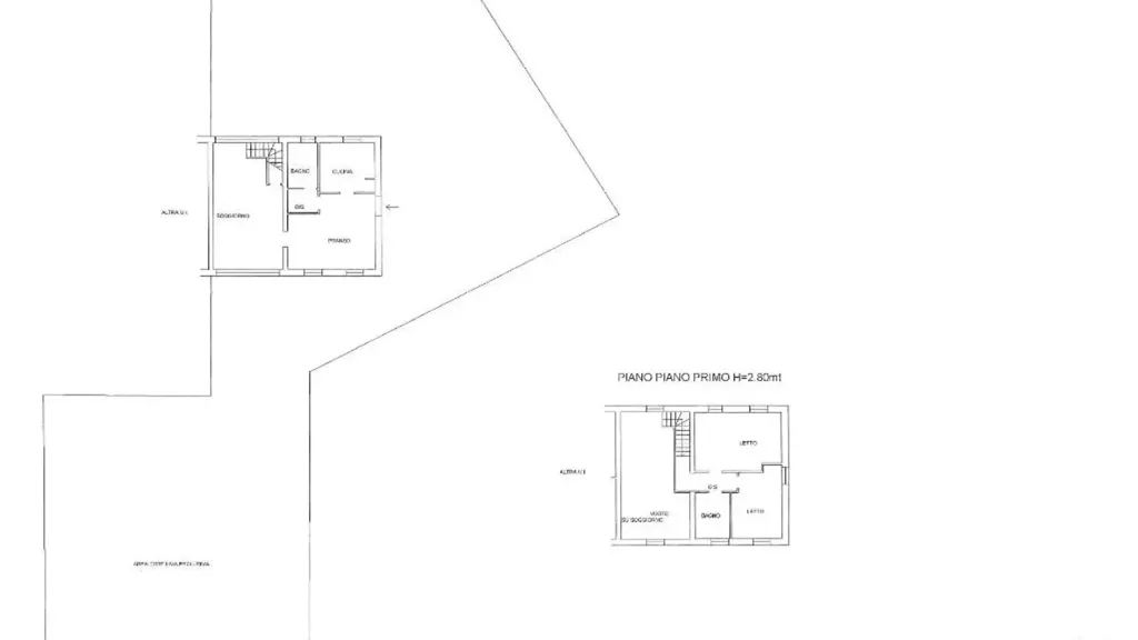 Plan - Rustic Villa with Suggested Loft in Pieve Modolena
