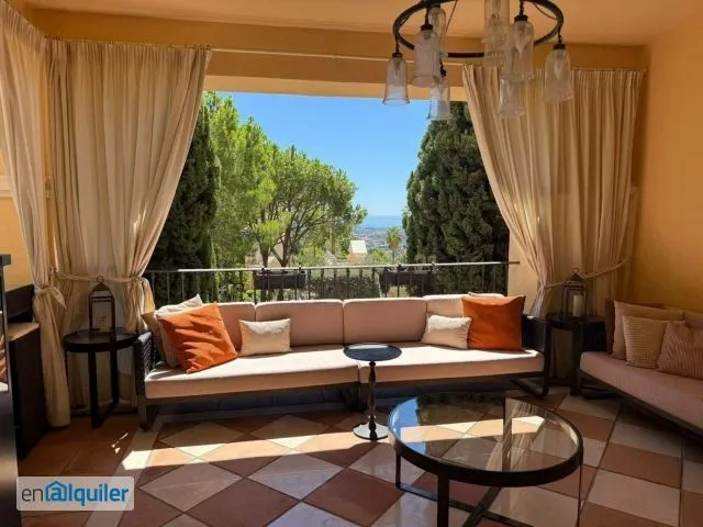 Séjour - Penthouse with Pool in La Quinta