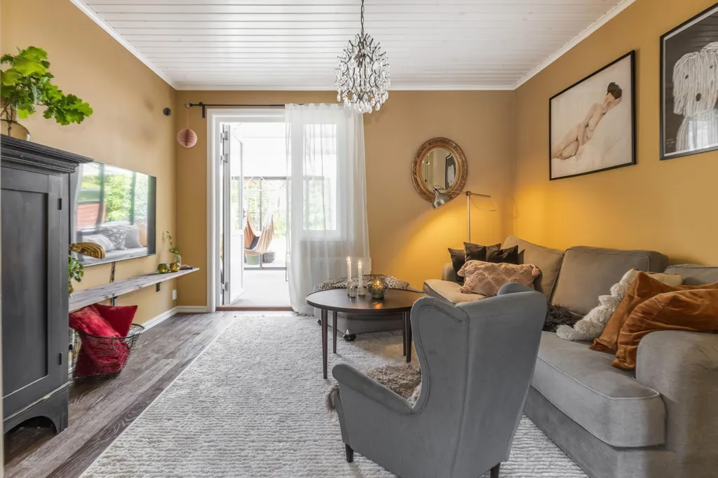 Séjour - Planned Villa with Balcony in Ludvika