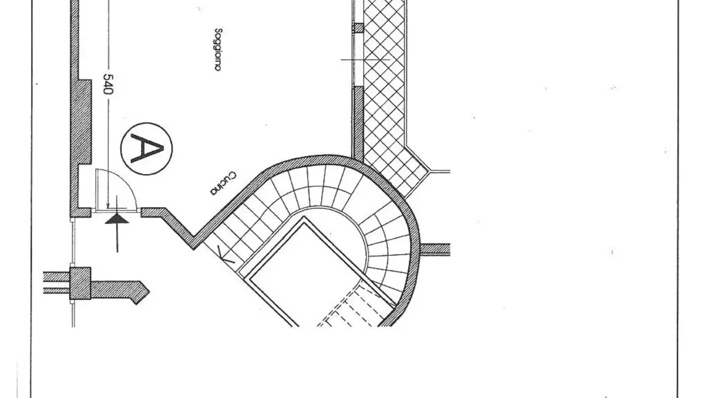 Planimetria - Rented Duplex with Balcony in Milan
