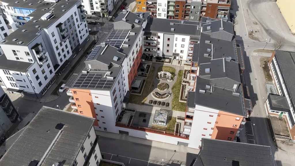 Vista aerea - 2nd Floor Flat with Mälaren View in Lillåudden