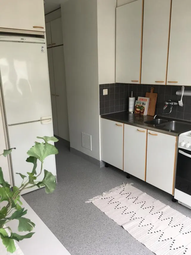 Köök - Two-Bedroom Flat with Balcony in Kontinkangas, Oulu