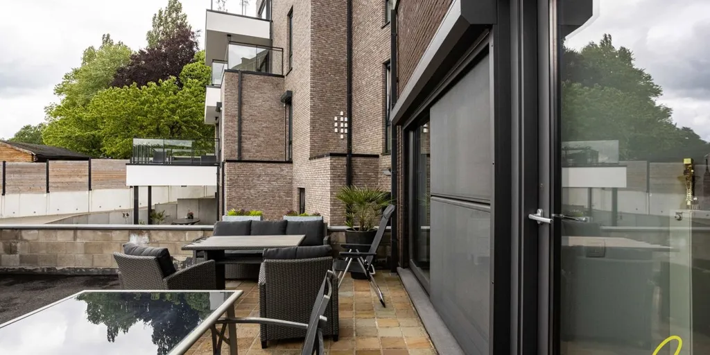 Terrasse - Appartement avec 2 Terrasses à Onkerzele