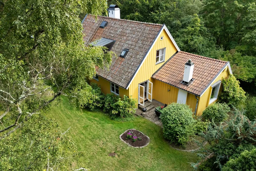 Vue aérienne - Classic Villa with Parkett Floors in Kalmar