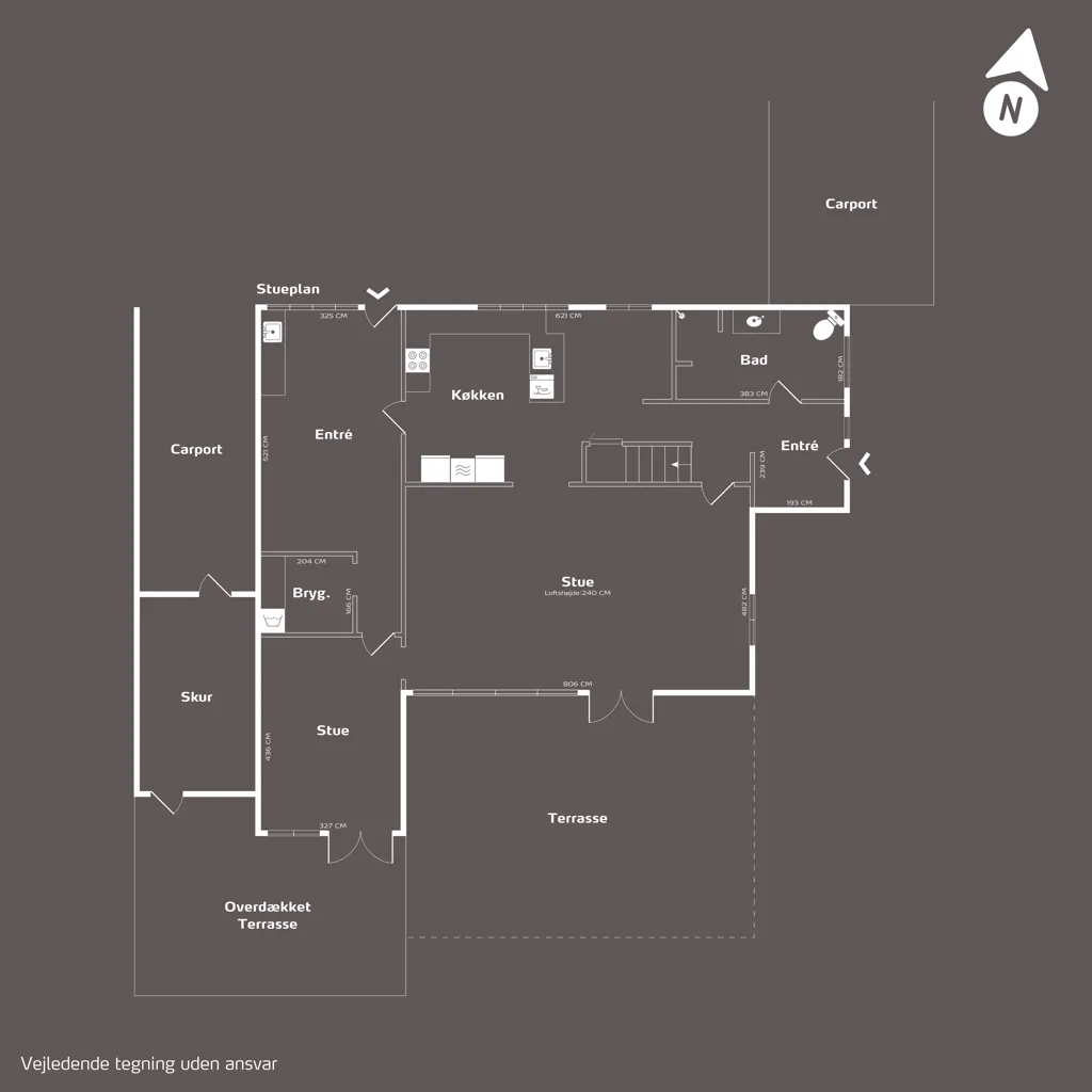 Plan - Villa with South-Facing Garden in Odense