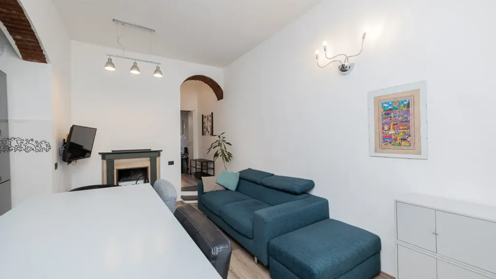 Soggiorno - Rustic-Style Flat with Terrace in Milan
