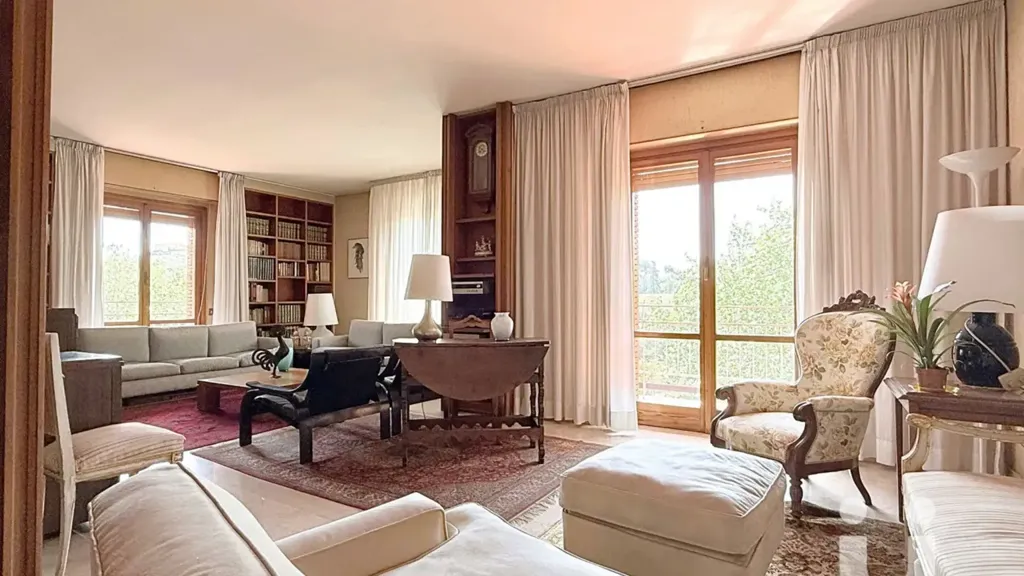 Séjour - Apartment with Five Balconies in Ostiense
