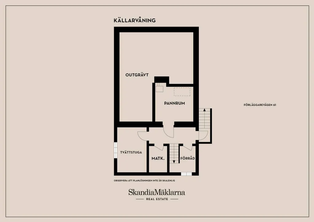 Plaan - 1920s Villa with Garden in Fritsla