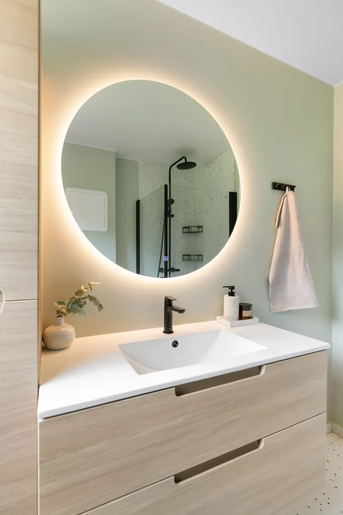 Salles de bain - Duplex with South-West Terrace in Oslo