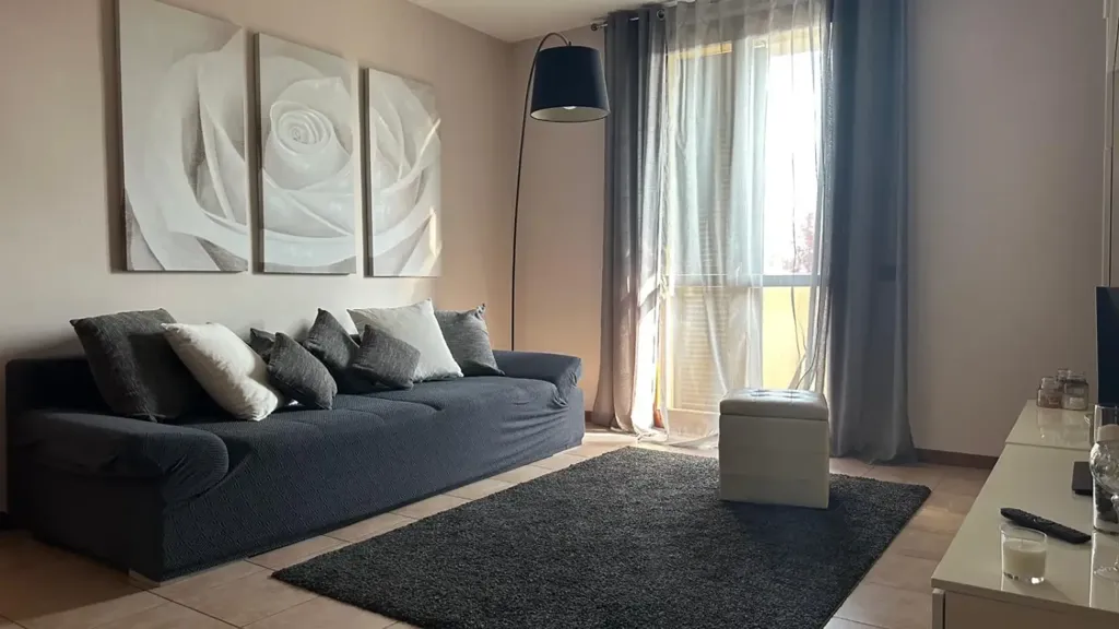 Séjour - Modern Flat with Balcony in Rottofreno