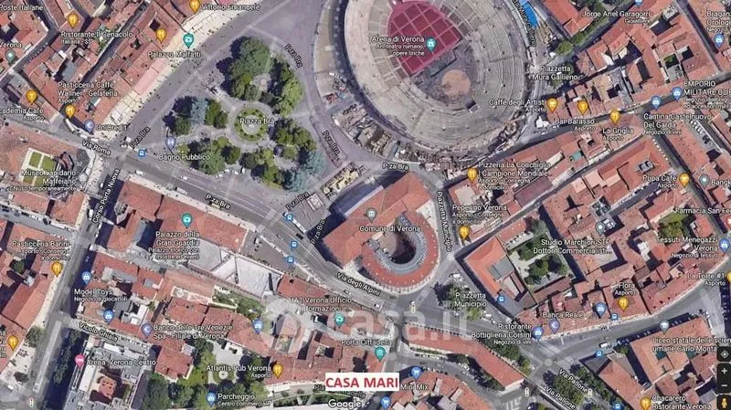Vista aerea - Modern Bilocale in Central Verona
