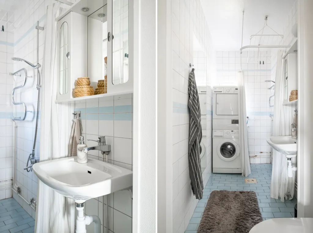 Salles de bain - Appartement 2 pièces à Bromma