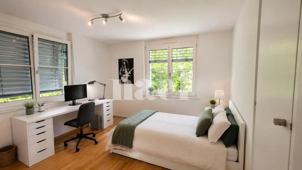Chambres - 5.5-Piece Apartment with Balcony in Nyon