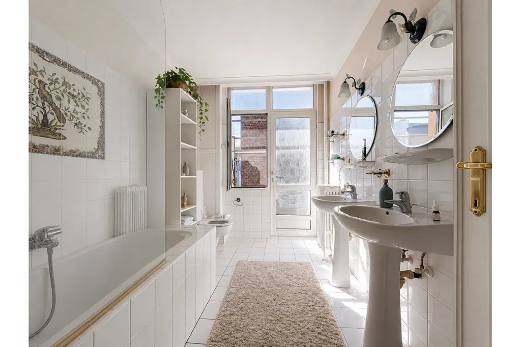 Salles de bain - Appartement avec Terrasse à l’Avenue Louise, Bruxelles