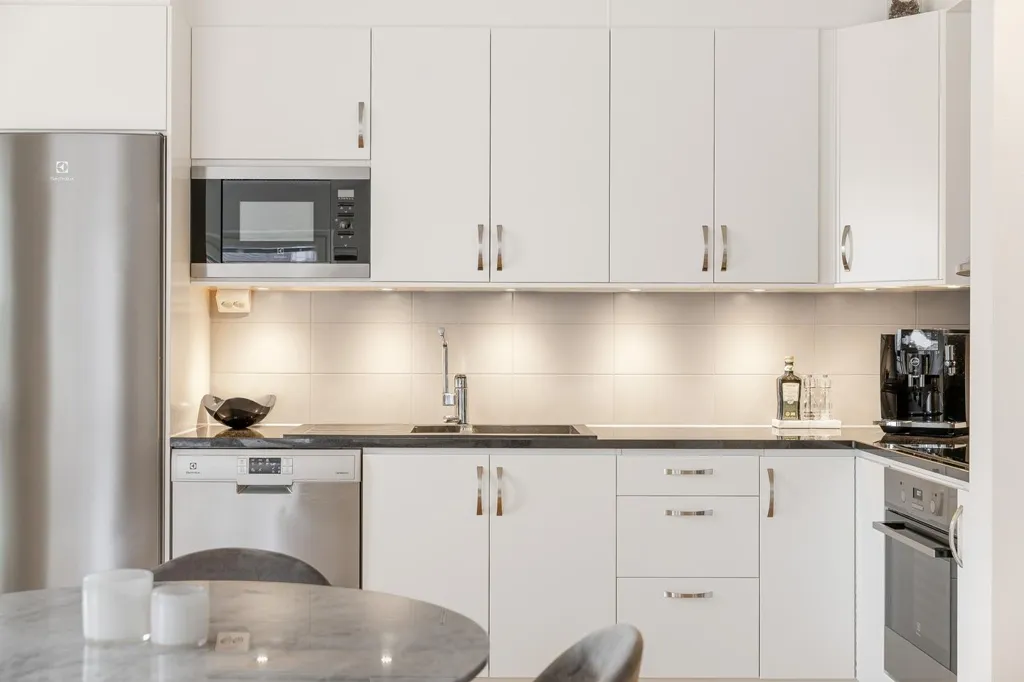 Cuisine - Apartment with Balcony in Övre Vasastaden, Linköping