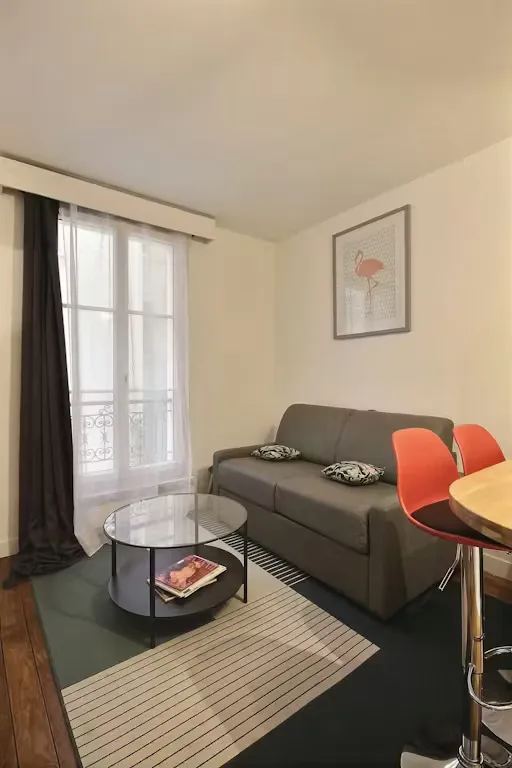 Séjour - Appartement Meublé Rue de la Collégiale, Paris