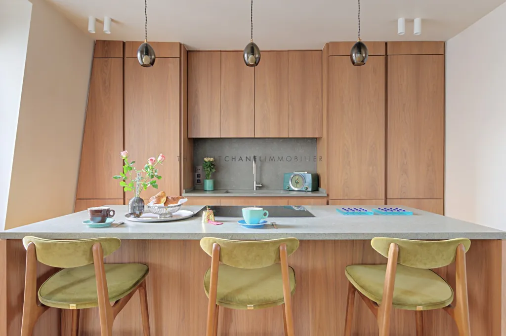 Köök - Duplex with Terrace in Paris 3rd Arrondissement