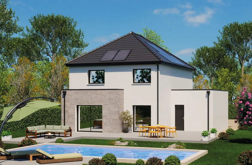 Maison Contemporaine avec 4 Chambres à Coupray