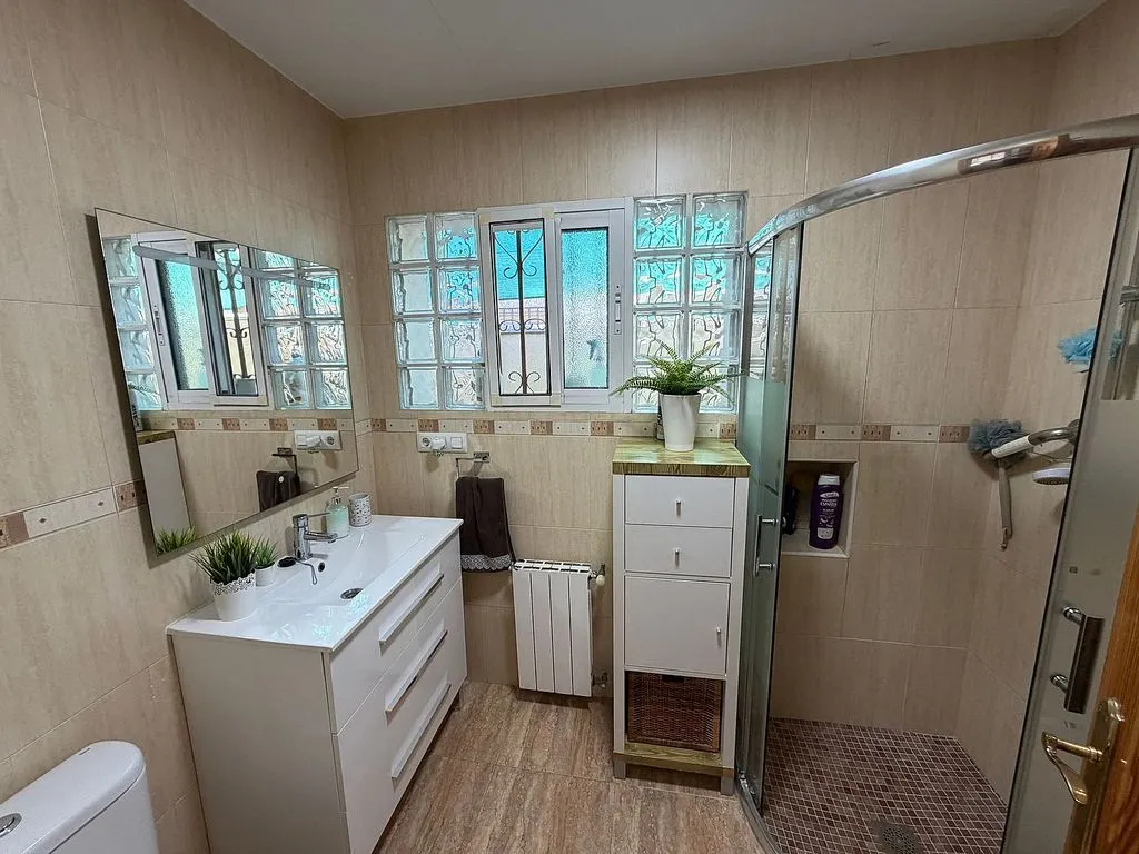 Salles de bain - Chalet with Terrace and Garden in Archena