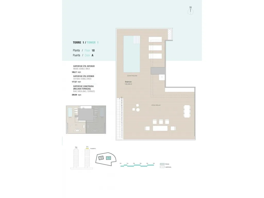 Plan - Luxury Penthouse with Sea View in Calpe