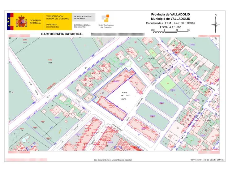 Planimetria - Parking Space with Community Pool in Valladolid