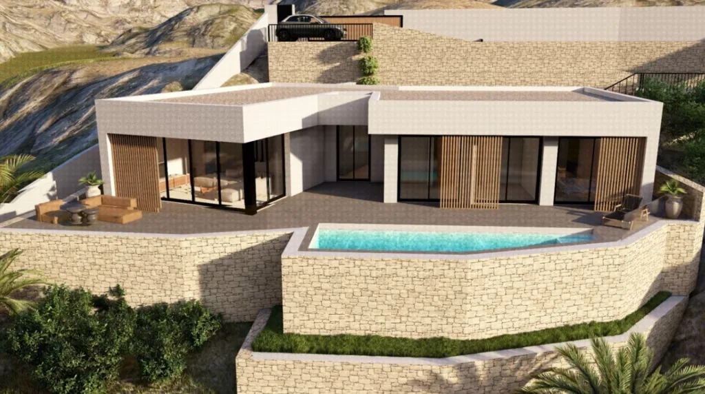 Bassein - Modern Villa with Mountain Views in Pedreguer