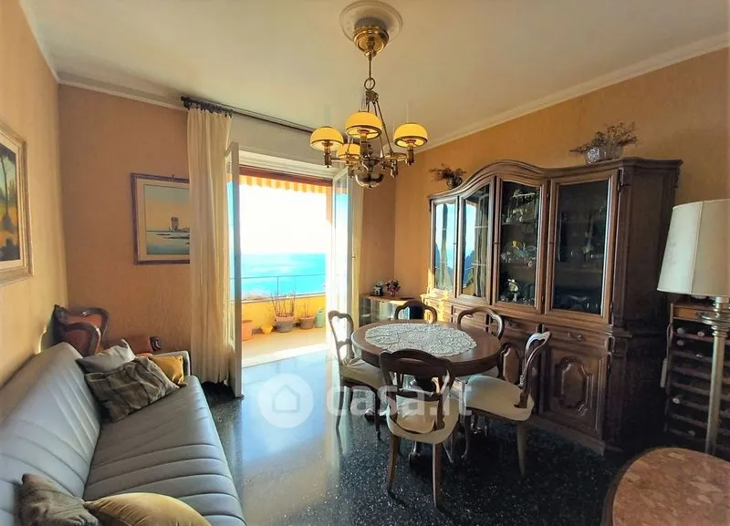 Salle à manger - Panoramic Apartment with Sea View in Camogli