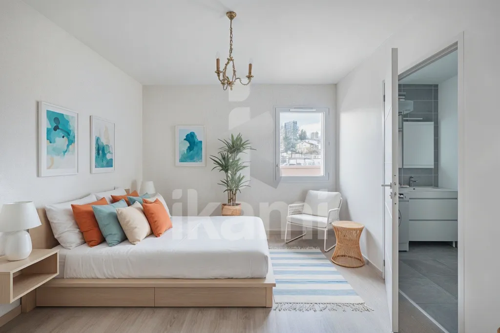 Chambres - Appartement Duplex T5 avec Balcon à Voiron