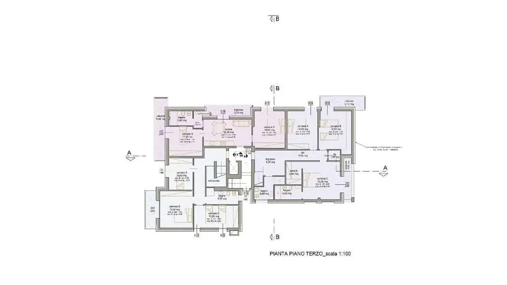 Plan - Appartement 3 pièces à IT