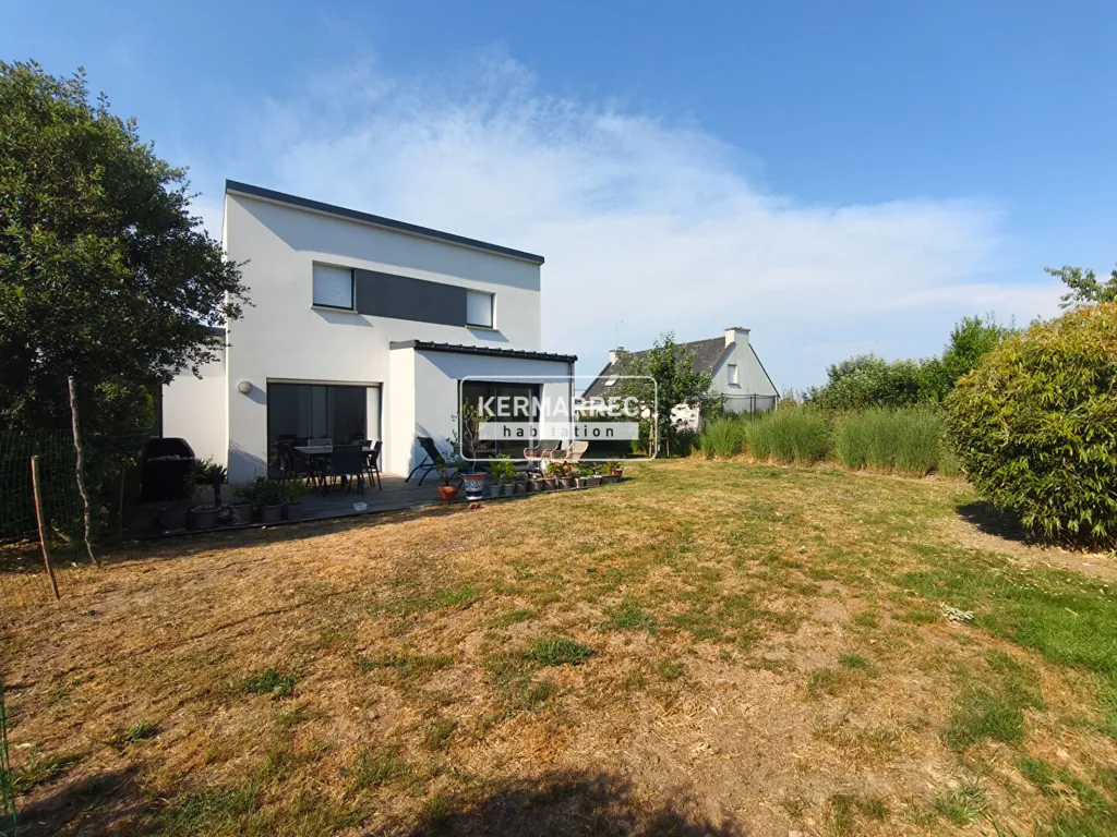 Jardin - Maison contemporaine avec jardin à Vannes Ouest