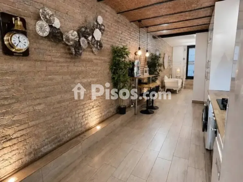 Köök - Design Duplex with Private Patio in Poble Sec