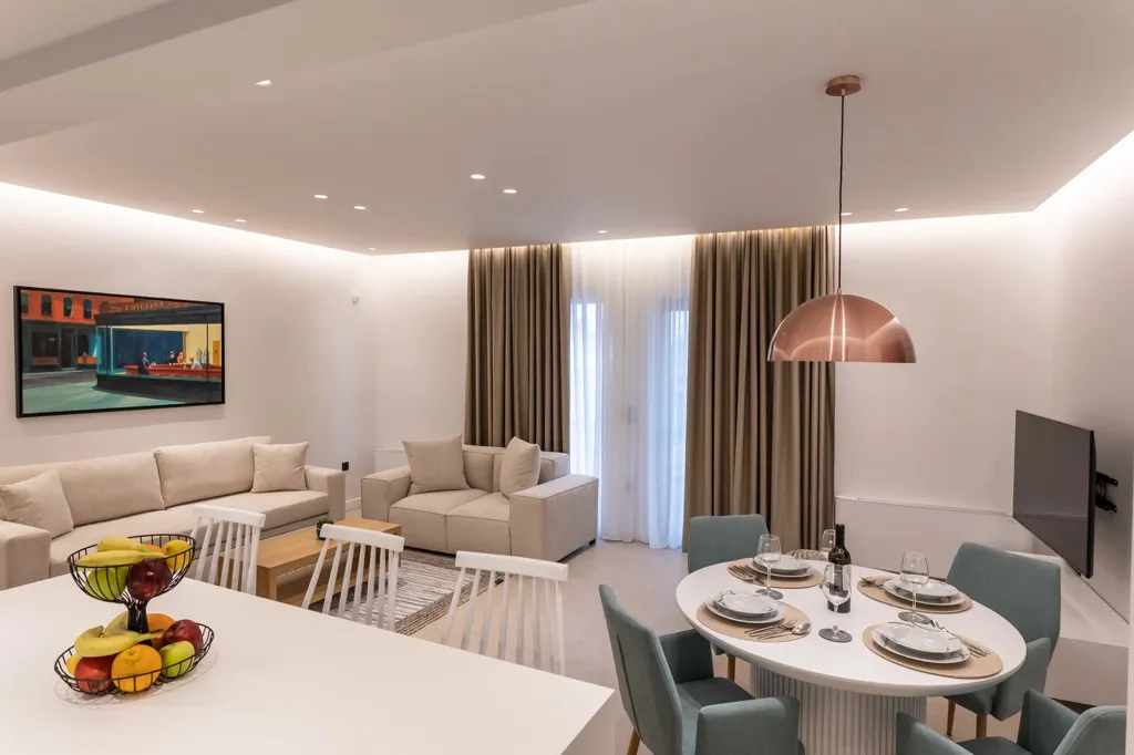 Sala da pranzo - Flat with Panoramic View in Neos Kosmos, Athens