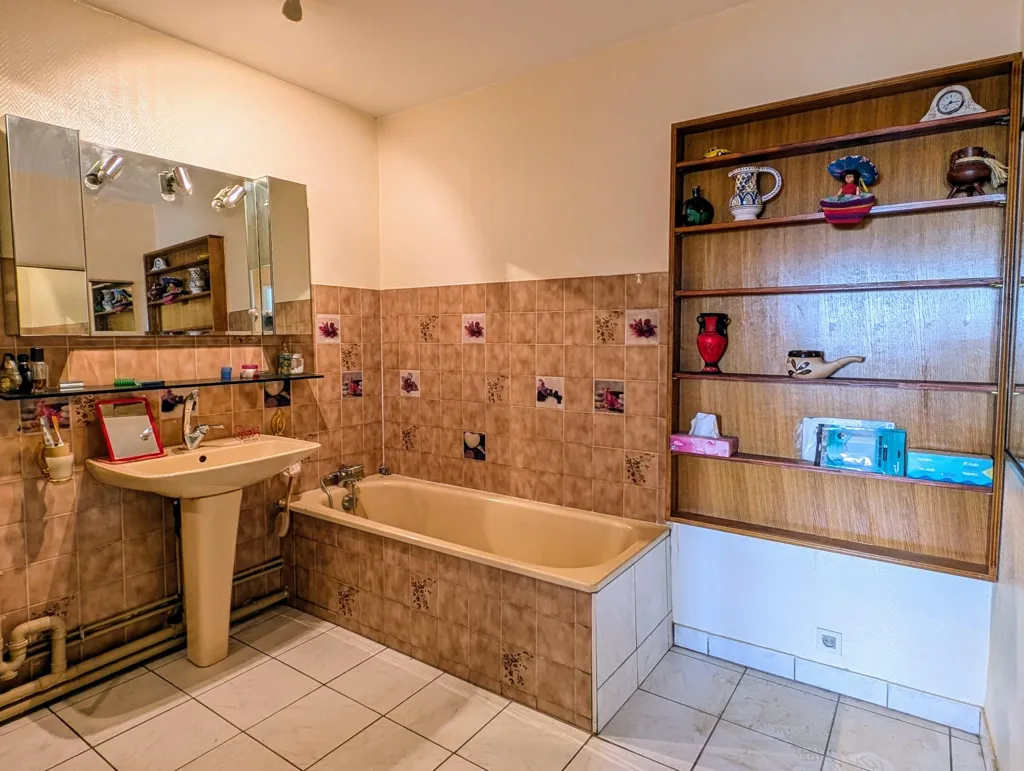 Salles de bain - Appartement T4 avec Vue Panoramique au Dernier Étage à Saint-Étienne